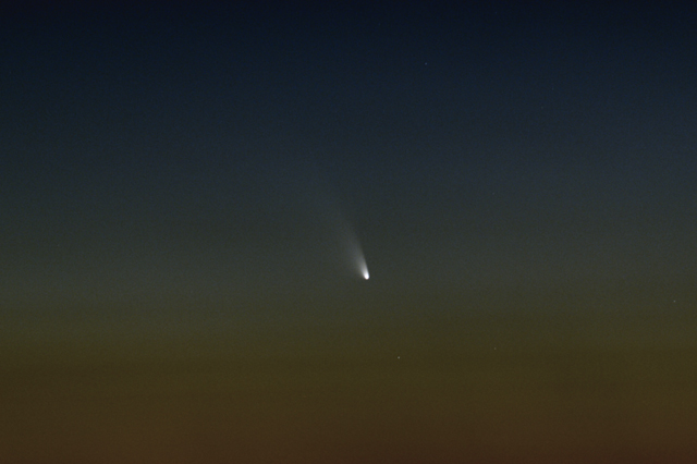 Comet Panstarrs, 5x2 sec @ ISO 800, 200mm F/2.8