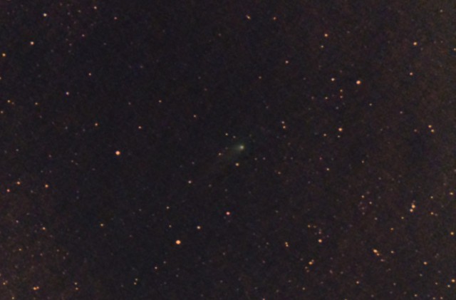 Detail view of Comet Siding Spring.