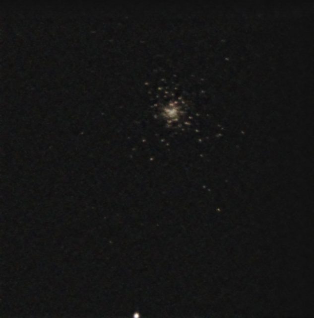 M15 Globular Cluster. 25 x .25 sec, 6", F/8, Aptina AR0130 planetary eyepiece cam.