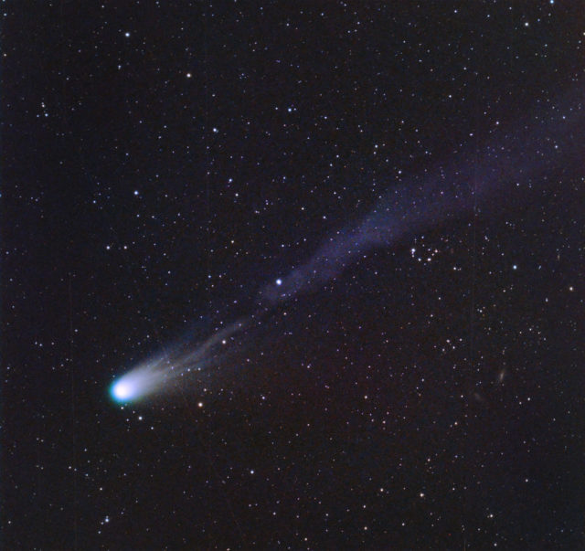 Comet 12P/Pons-Brooks. 15x120 sec, QHY294C, AT60EDP at F/5, UV/IR Filter.