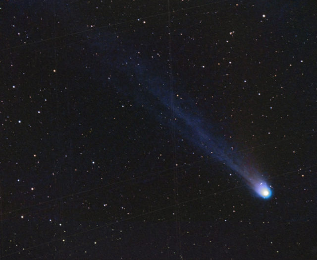 Comet 12P/Pons-Brooks,. 6 x 2 minutes, QHY294C, Astro-Tech AT60EDP at F/5, UV/IR filter. 