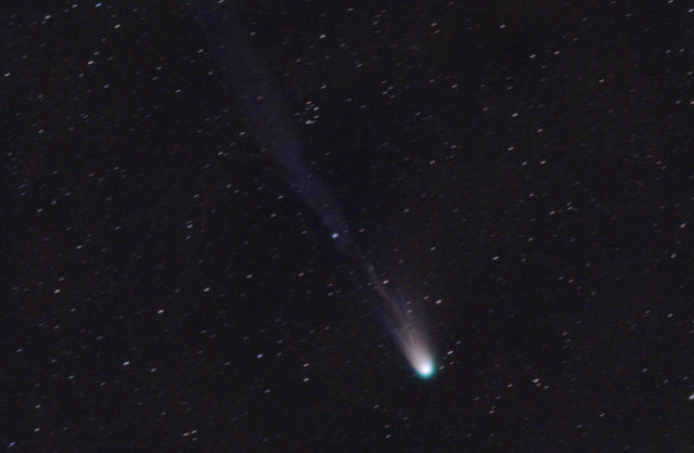 Comet 12P/Pons-Brooks. 15x120 sec, QHY294C, AT60EDP at F/5, UV/IR Filter.