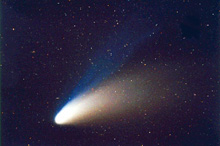 Enhanced close-up of Comet Hale-Bopp